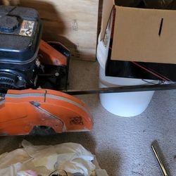 Concrete Cutting Saw. Partner Walk Behind 