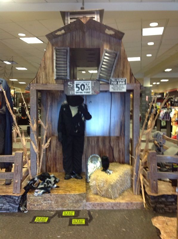 Spirit Halloween Barn Display