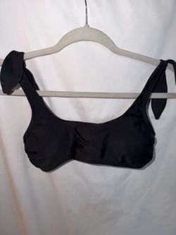 Women’s Bikini Top, Swimsuit, Black, Xhilaration Size Small