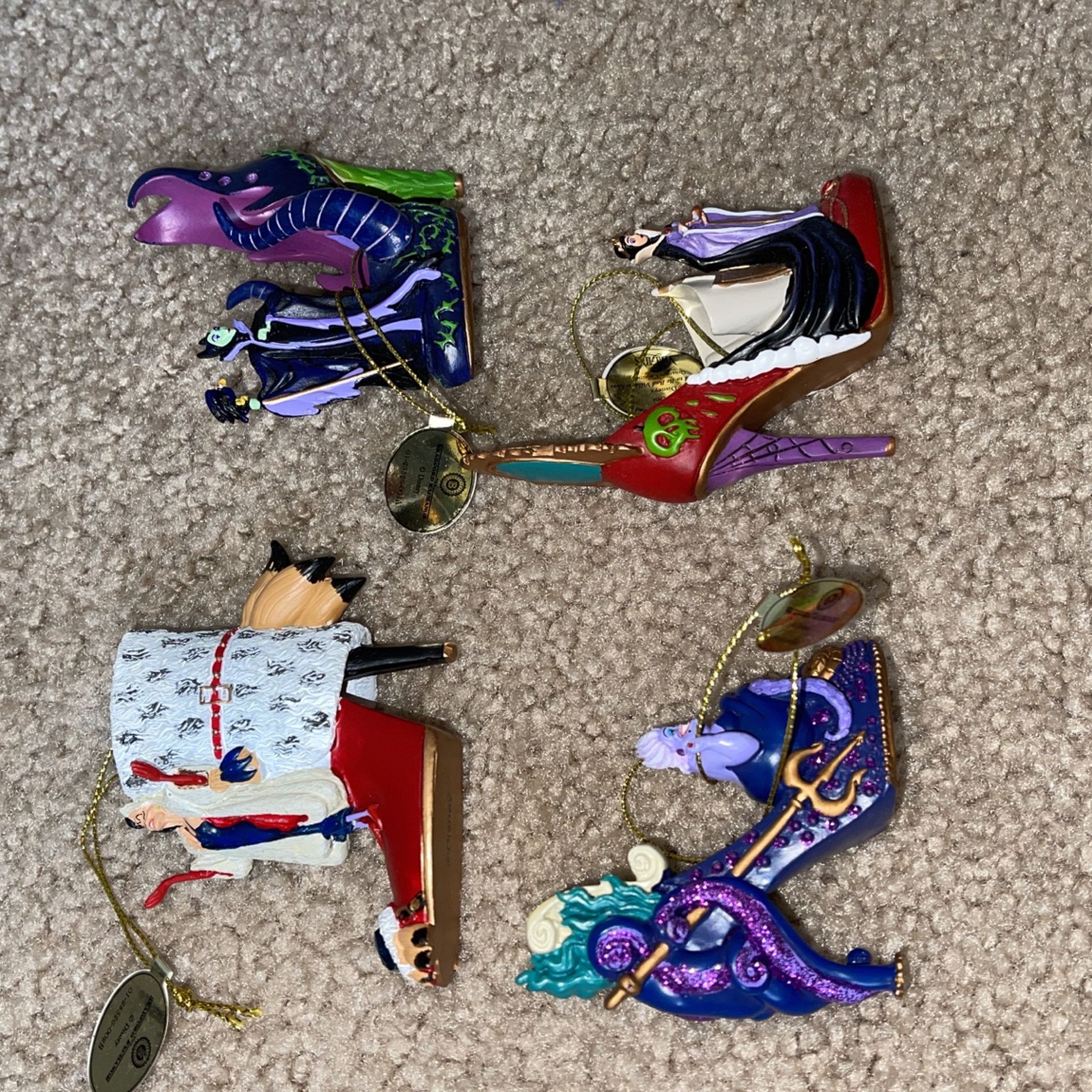 Disney Bradford Exchange Ornaments 4 Total