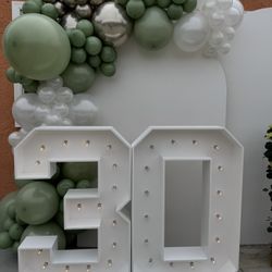 Backdrops Drops Marquee Numbers