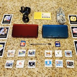 2 Original Nintendo 3DS MEGA Set!!! Read The Description plz
