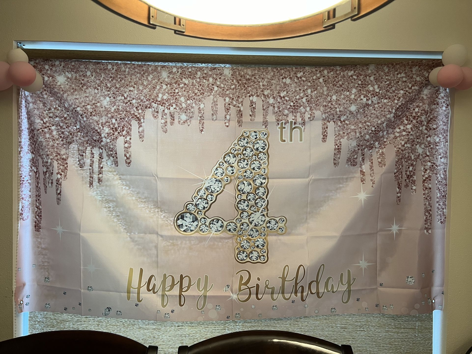 4th Birthday Banner