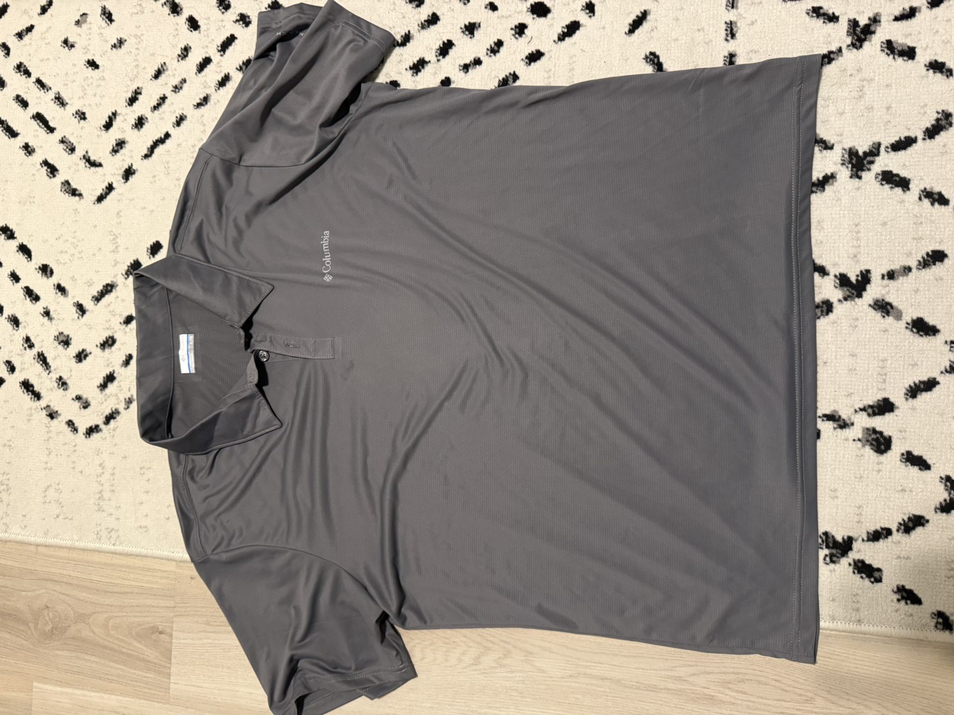 Gray Columbia Polo