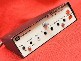 Telemation Video Distribution Amplifier TMV-551 Good condition