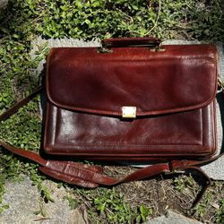 Jack Jorge’s Pebbled, Leather Briefcase, Messenger Bag, Computer Bag
