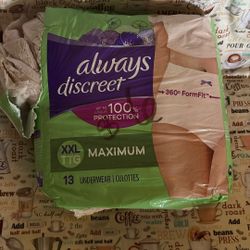 Always Discreet 13 Ct Xxl