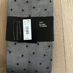 New,Sheer Pin Dot, Pattern Tights by ‘The Limited’