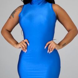 Blue Mini Dress 