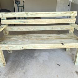 Wood Bench