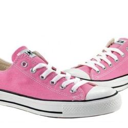 Converse Chuck Taylors: Pink: Women's 9½. Men's 7½.