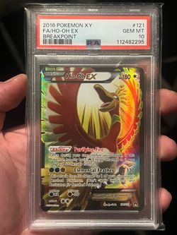 PSA 10 HO-OH EX 121/122 FA Ultra Rare Holo XY Breakpoint 2015