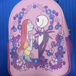 Loungefly NBC Jack Skellington and Sally Nightmare Before Christmas Mini Backpack - NWTs  