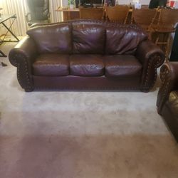 Leather Sofa Set