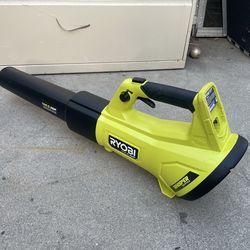 RYOBI ONE+ HP 18V Brushless Whisper Series 130 MPH 450 CFM Cordless Battery Leaf Blower (Tool Only)