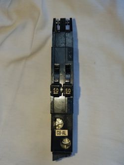 Zinsco/Sylvania 2 pole 50 amp breaker