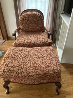 Thomasville Chair and Ottoman