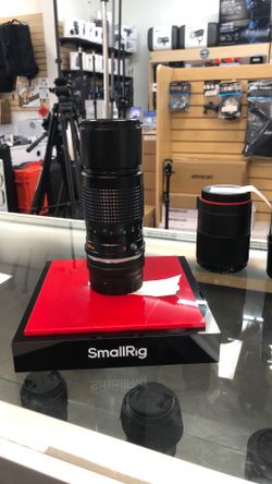 Minolta Rokkor MC Tele PE 200mm F/4.5 X With E Mount Adapter Lens Pre Owned