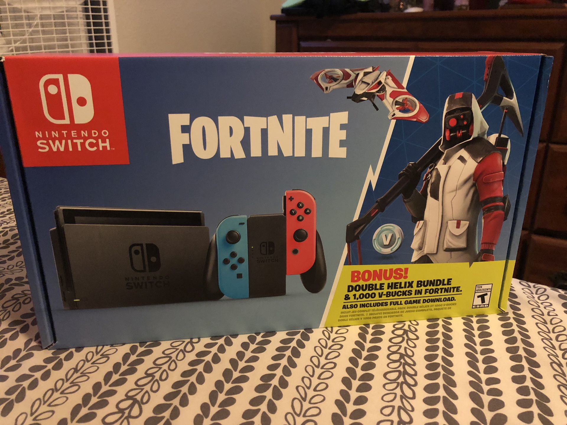 Nintendo Switch Fortnite Double Helix Bundle Brand New Factory Sealed  V-BUCKS