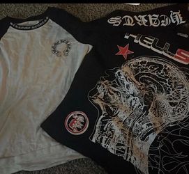 Chrome Hearts & Hellstar Graphic T-Shirts Bundle