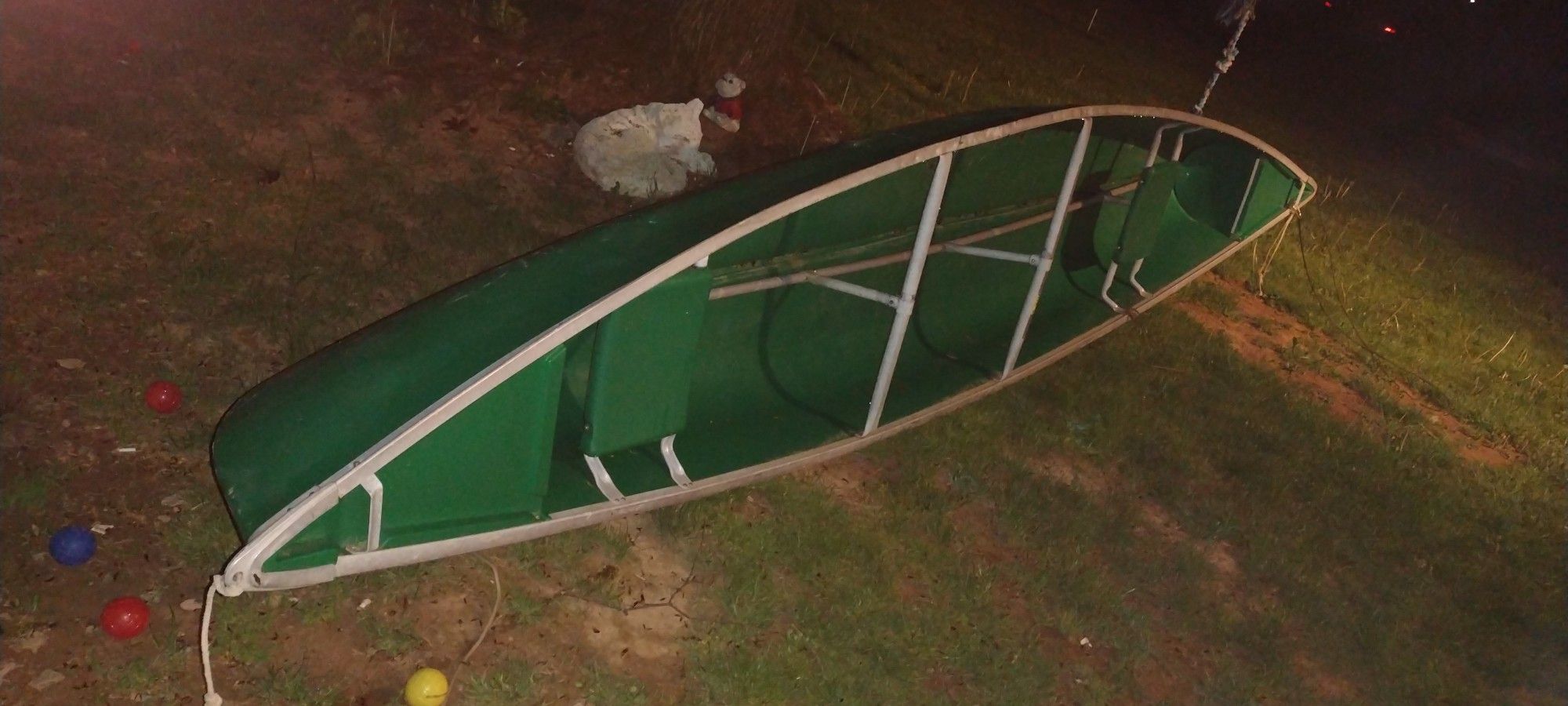 2 Seat 12' Canoe Green