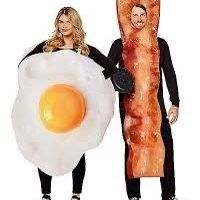 Duo Costume - Spirit Halloween Costume - Egg & Bacon 