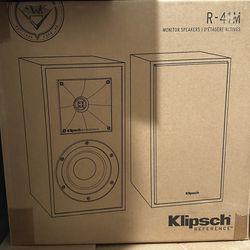 Klipsch R-41M Bookshelf Speakers - Brand New