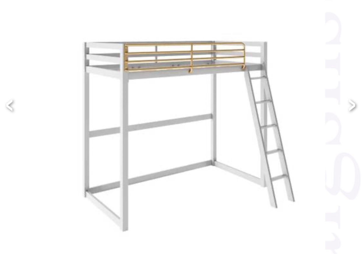 Wayfair White Metal Loft Bed