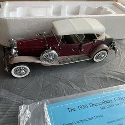 Franklin mint 1:24 Scale Duesenberg 
