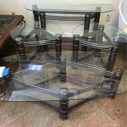 4 Pc Coffee Tables Set