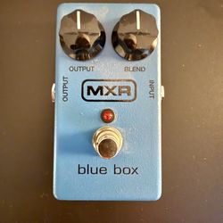 MXR Blue Box Octave Fuzz Guitar Pedal