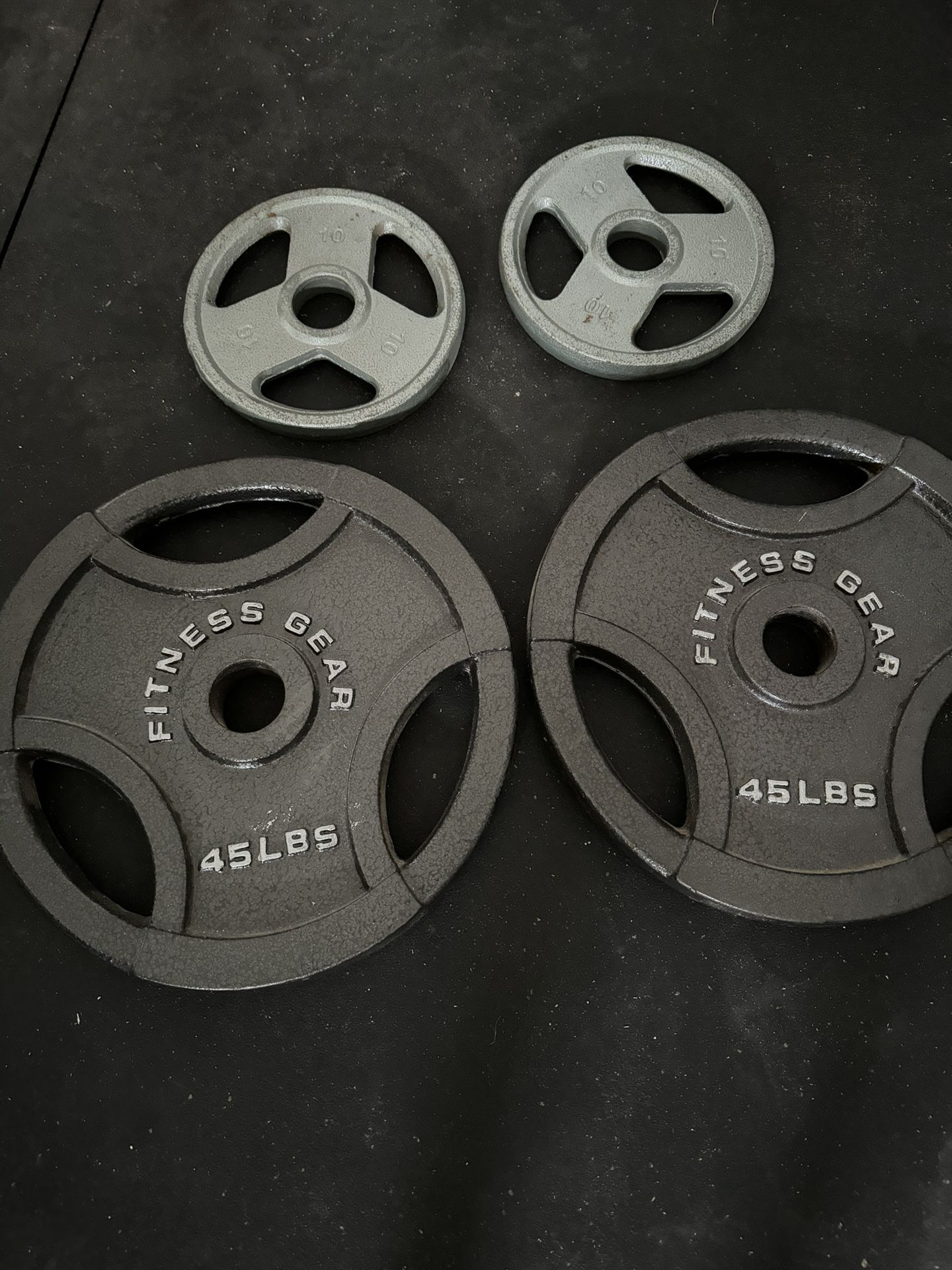 45 Lb Metal Weight Plates