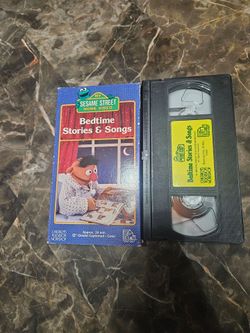 Sesame Street - Bedtime Stories & Songs VHS 1986