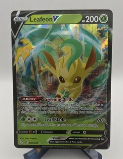Pokemon Evolving Skies Leafeon V Ultra Rare Card #007/203
