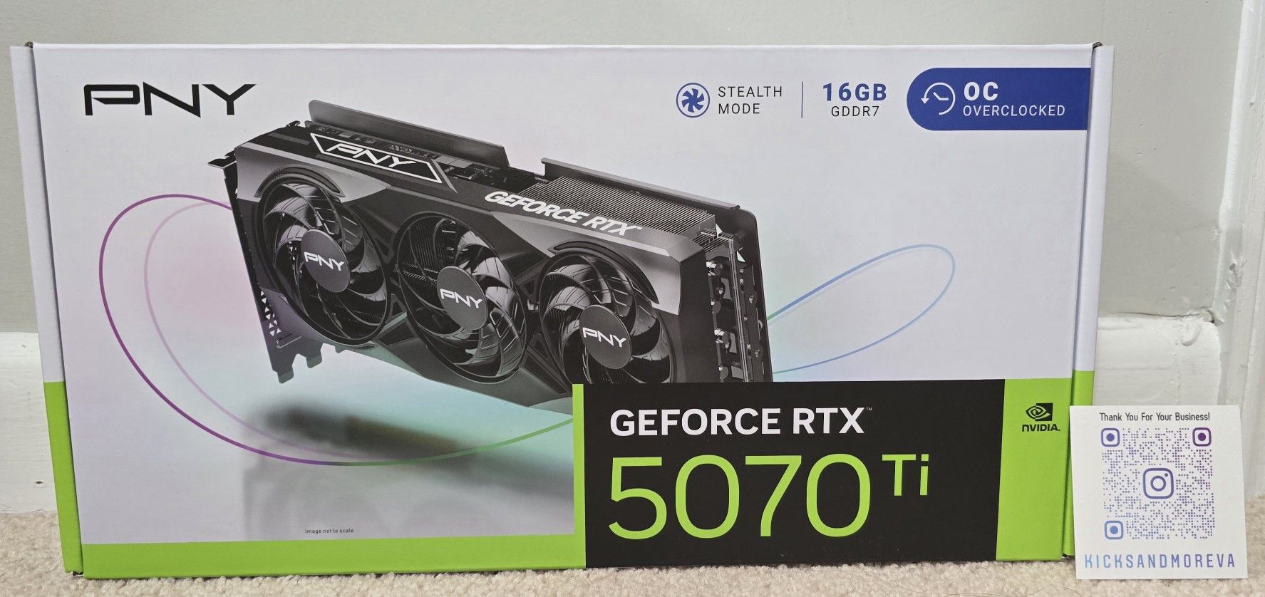 PNY GeForce RTX 5070 Ti Overclocked Triple Fan