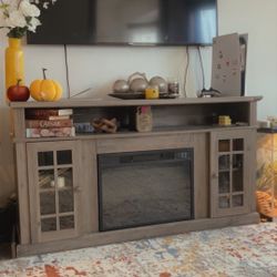 Electric Fire Place Tv Stand 
