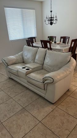 White couch