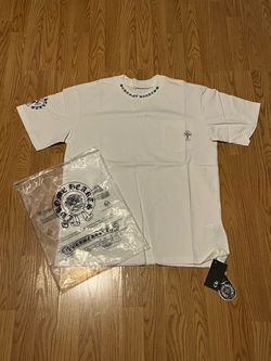 White chrome hearts shirts size medium and large