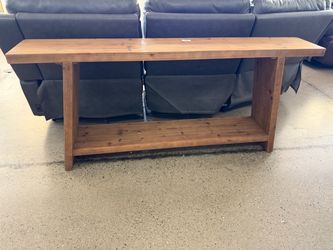 70.9” Solid Wood Console Table
