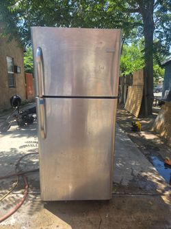 stainless steel Frigidaire refrigerator