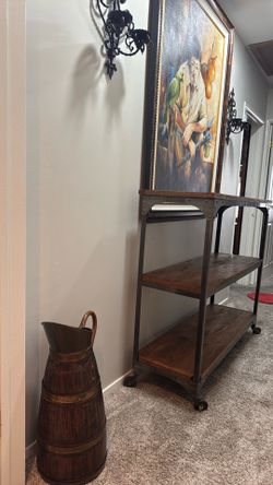 Wood shelf  3 tiered