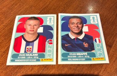 Haaland Mbappe Panini Fifa World Cup Sticker Cards