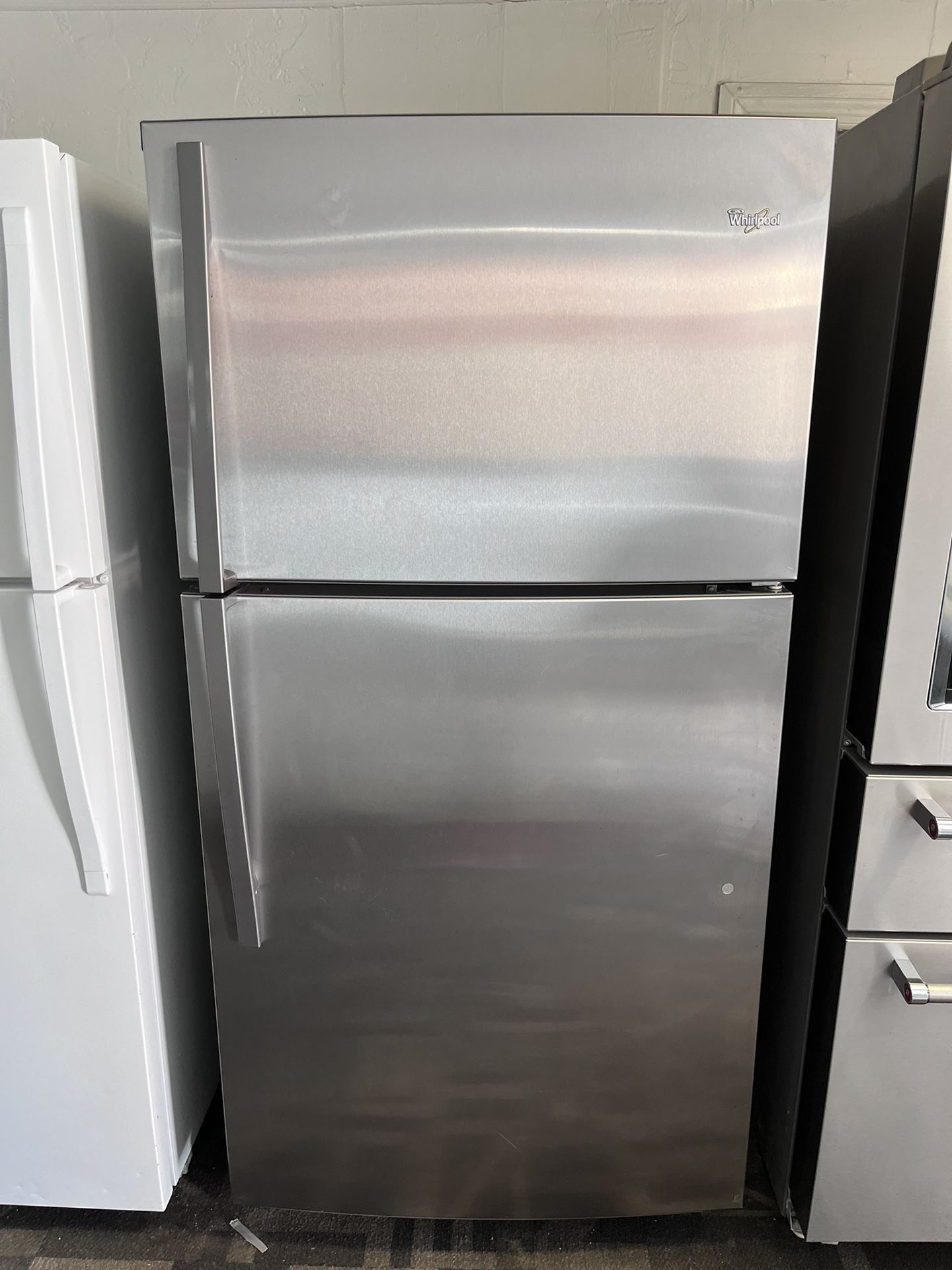 Whirpool Refrigerator Top Mount Stainless Steel 