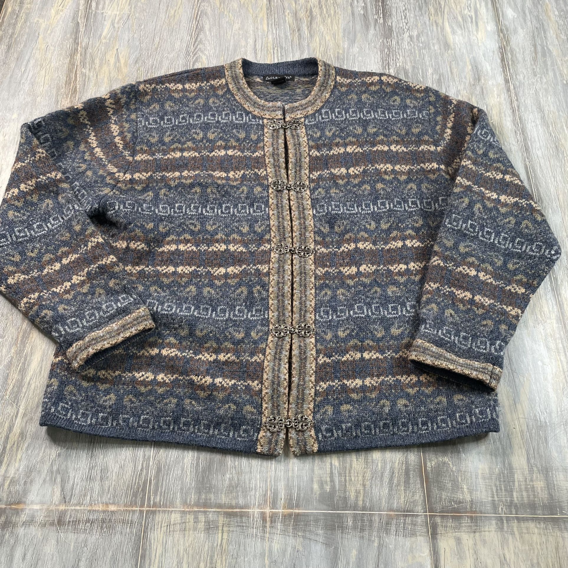 Vintage Eagles Eye Wool Sweater 