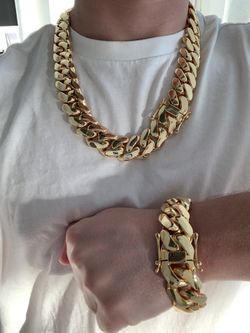 Heavy Cuban Link Set
