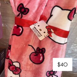 Hello Kitty Cherry Blanket 