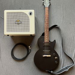 Epiphone Les Paul Guitar + Amp