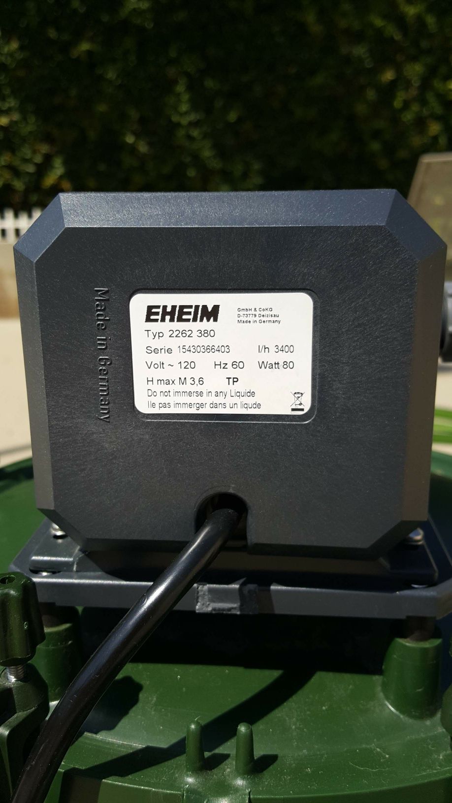 Eheim Model 2262 Aquarium Canister Filter