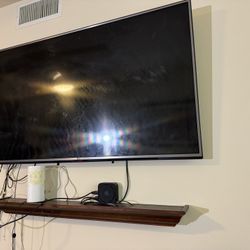 Full Entertainment Center-wall Brackets, 50 Inch tv, Sound Bar, Subwoofer , Floating Shelf 