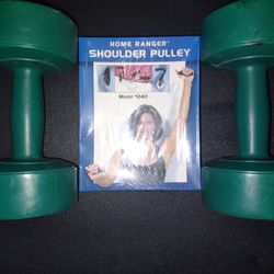 5 lbs Dumbbells & Shoulder Pulling Cable 